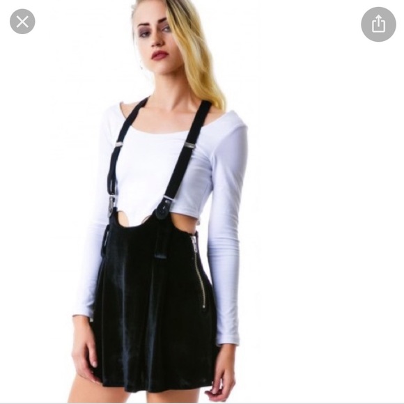 🖤UNIF EUC Dropout Suspender Skirt🖤 - Picture 3 of 3